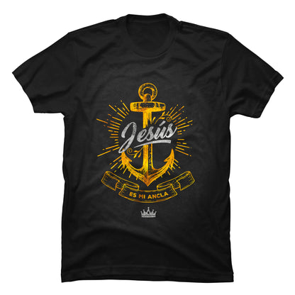 Camiseta Cristiana Jesús Es Mi Ancla