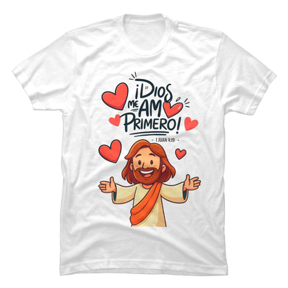 Camiseta Cristiana Dios Me Amo Primero