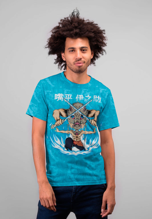 Camiseta Inosuke Espadas Demon Slayer