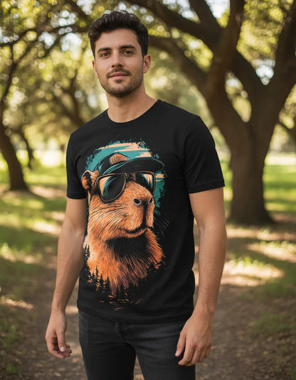 Camiseta Capibara con Gafas