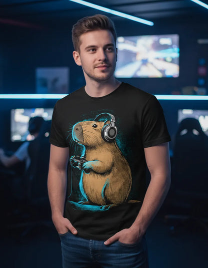 Camiseta Capibara Gamer