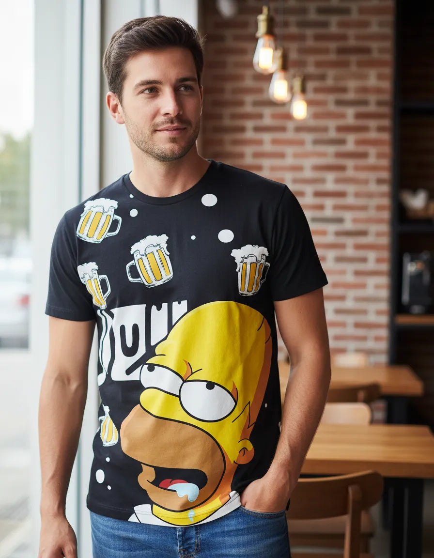 Camiseta Homero Cerveza Duff