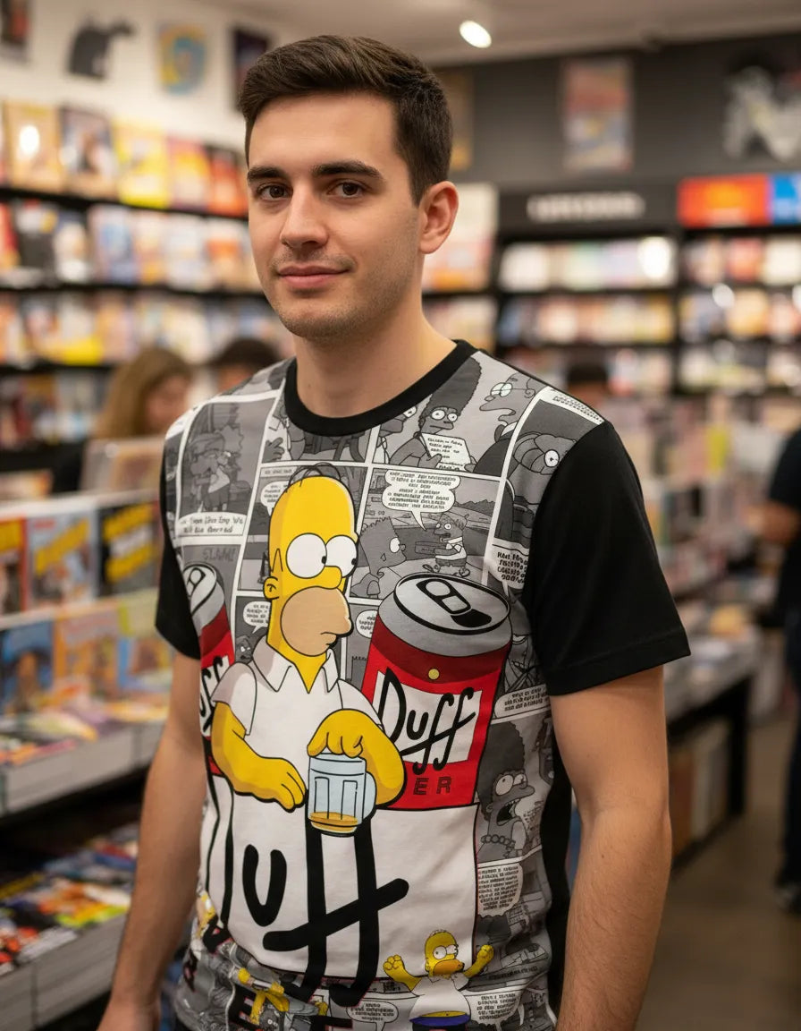 Camiseta Homero Cerveza Duff