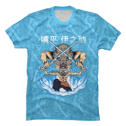 Camiseta Inosuke Espadas Demon Slayer
