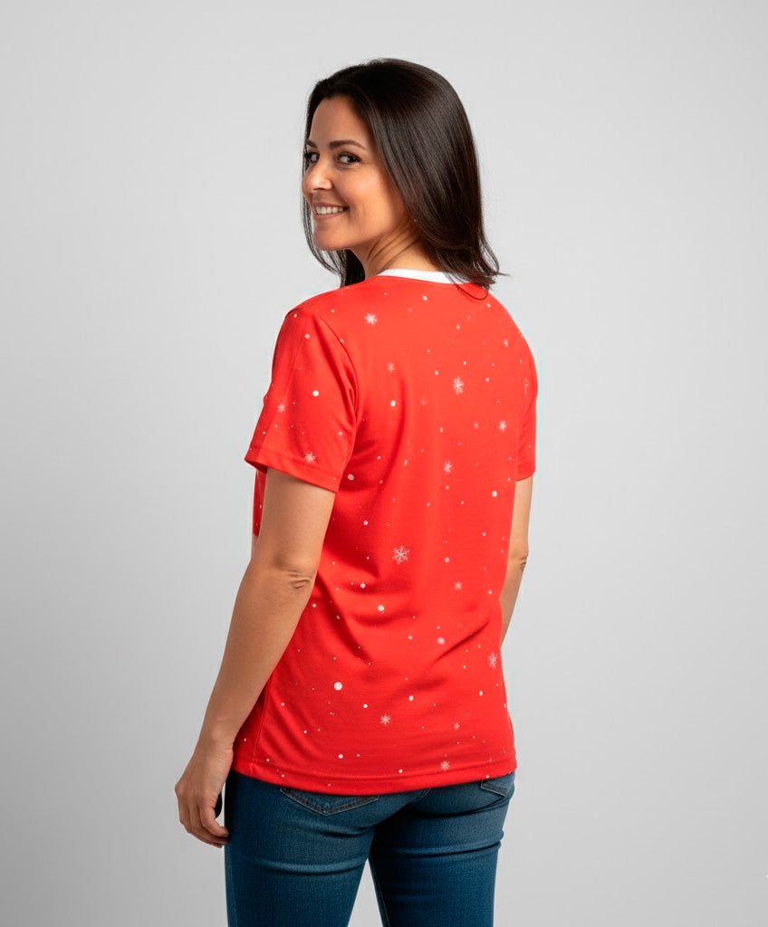 Camiseta Feliz Navidad Santa