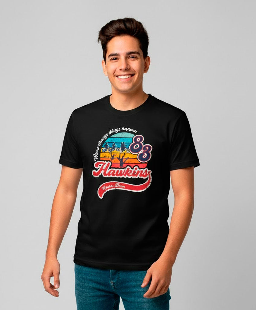 Camiseta Stranger Things Hawkins 83