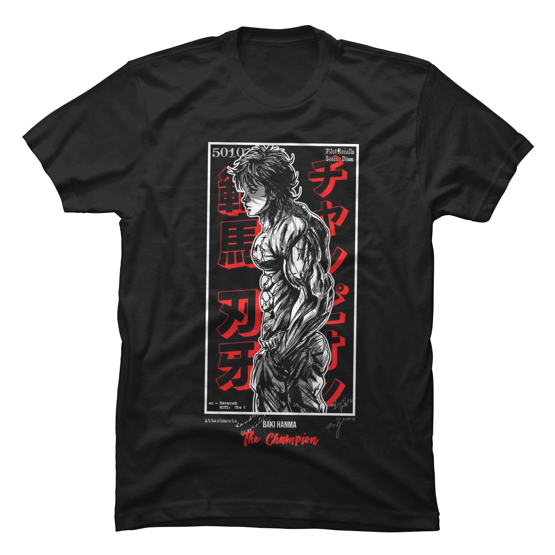 Camiseta Anime Baki