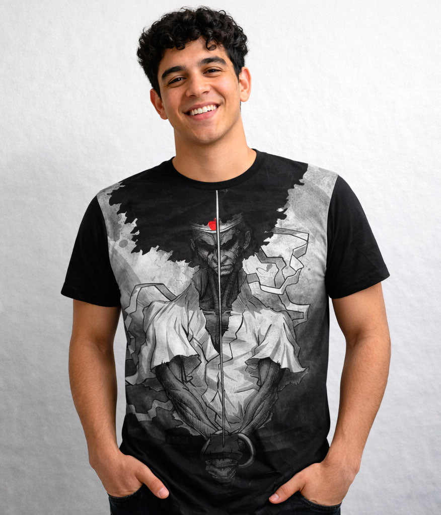 Camiseta Afro Samurai Anime Print