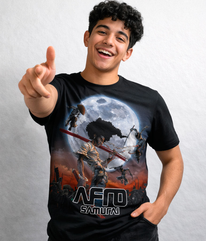 Camiseta Afro Samurai Anime Luna