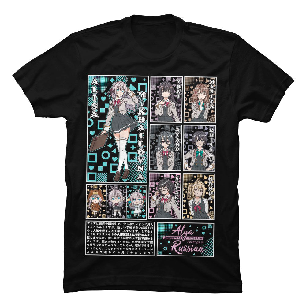 Camiseta Anime Alya Russian