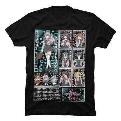 Camiseta Anime Alya Russian