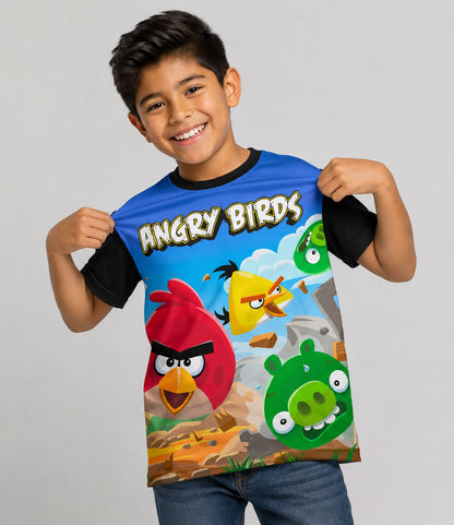 Camiseta Angry Birds Red Chuck Cerditos