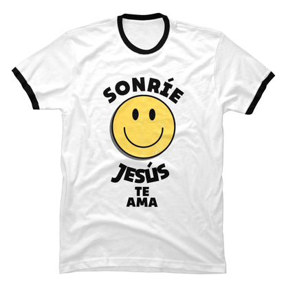 Camiseta Sonríe Jesús Te Ama