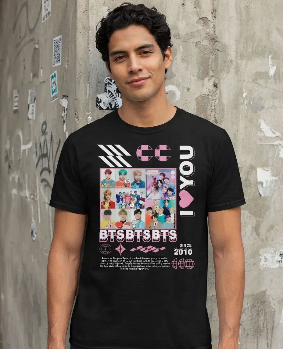 Camiseta BTS I Love You K-pop