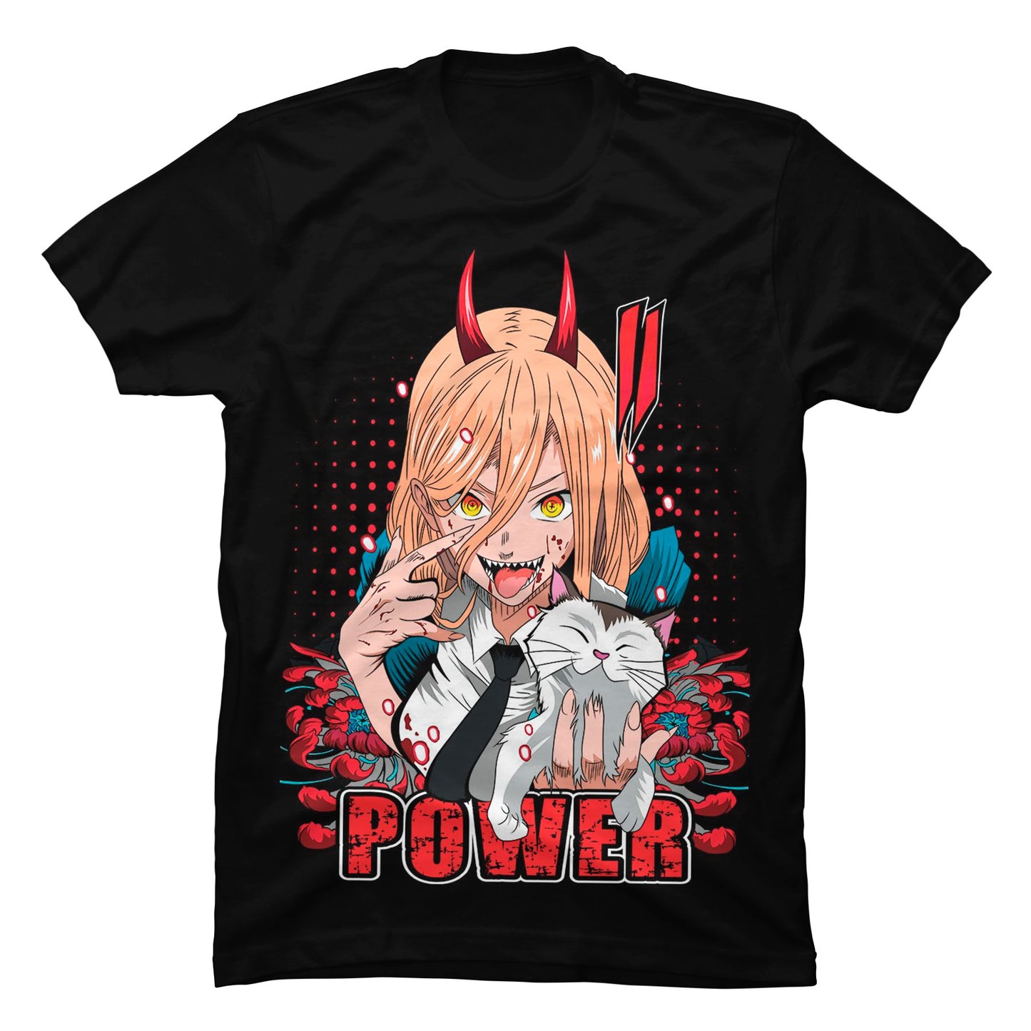 Camiseta Chainsaw Man Power Nyako