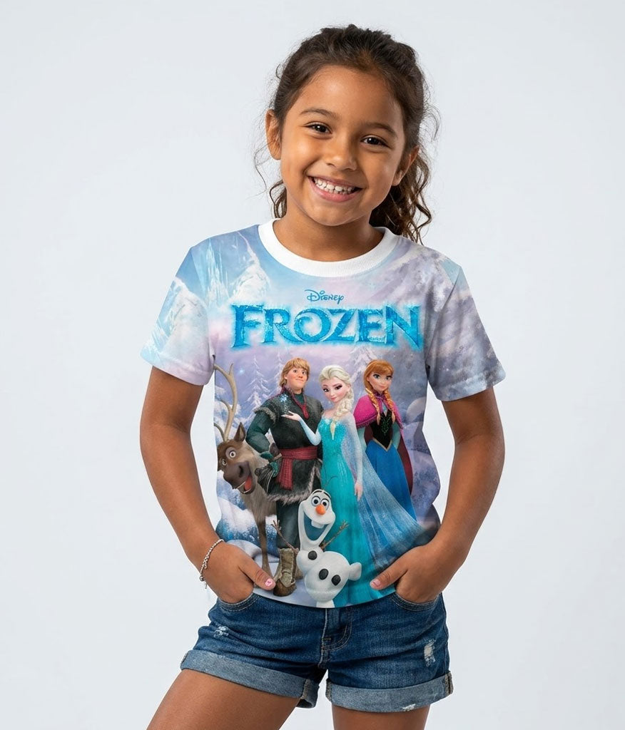 Camiseta Frozen Personajes