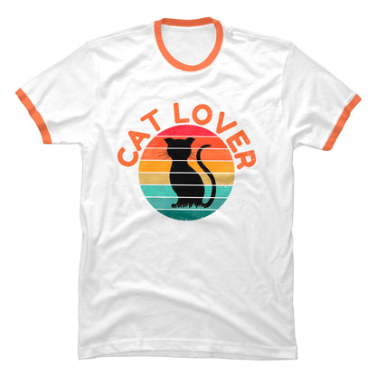 Camiseta Cat Lover Amo Los Gatos