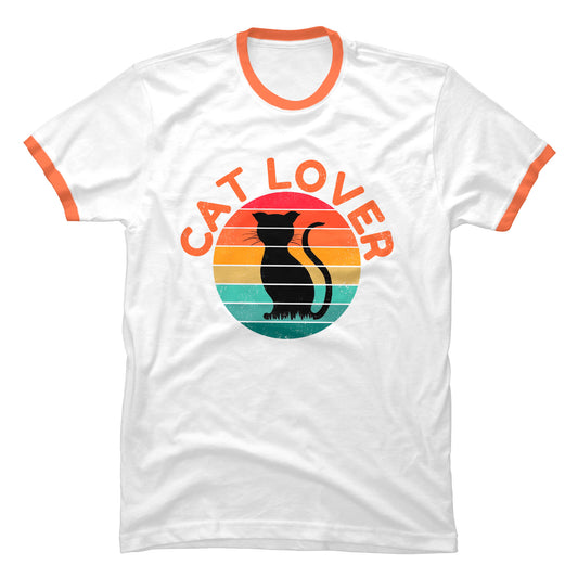 Camiseta Cat Lover Amo Los Gatos