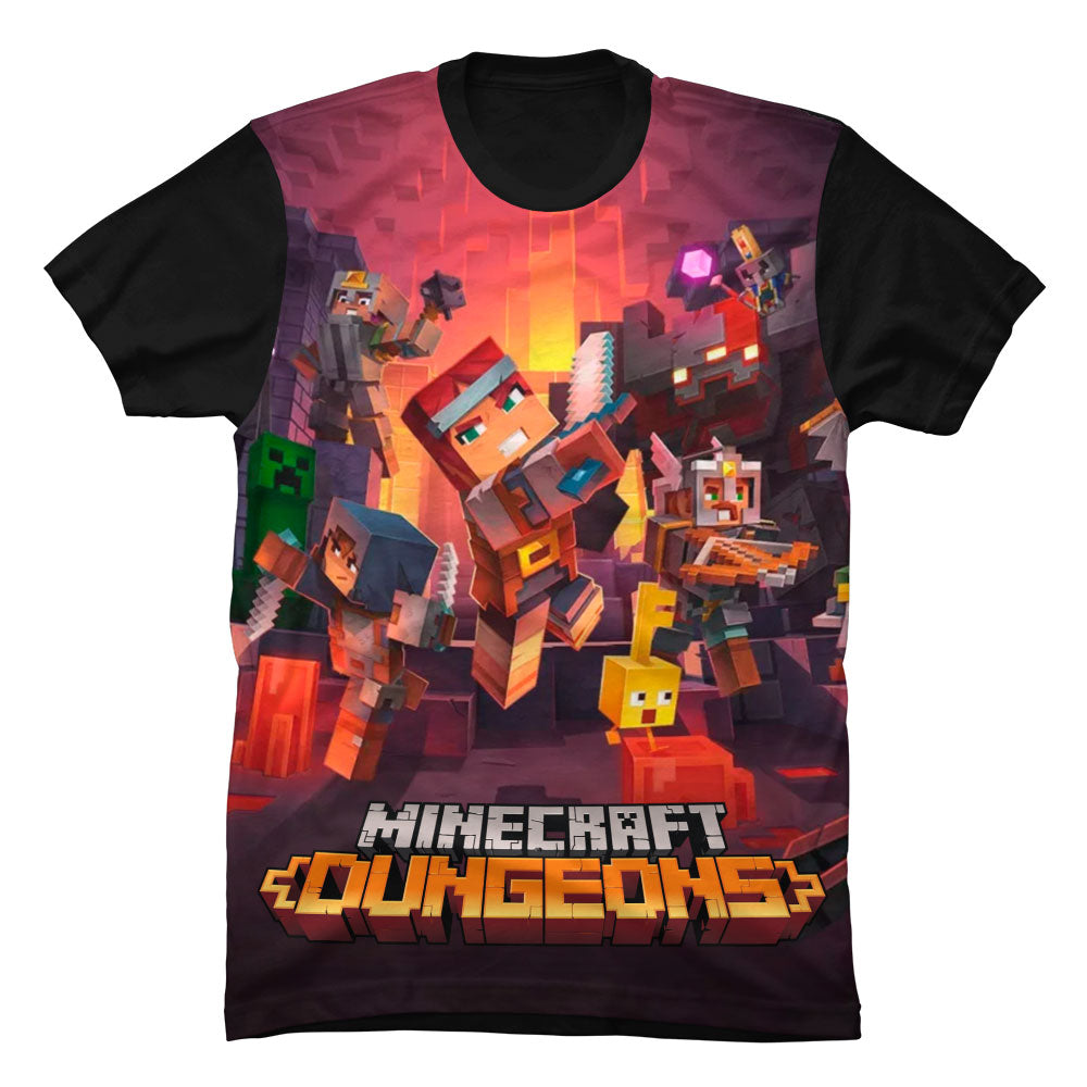 Primer plano del diseño de alta definición inspirado en las mazmorras de Minecraft, resistente a lavados frecuentes