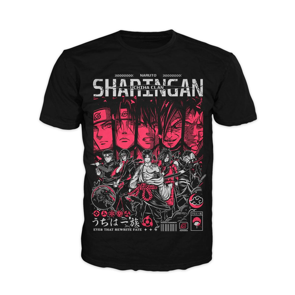 Camiseta Sharingan Clan Uchiha