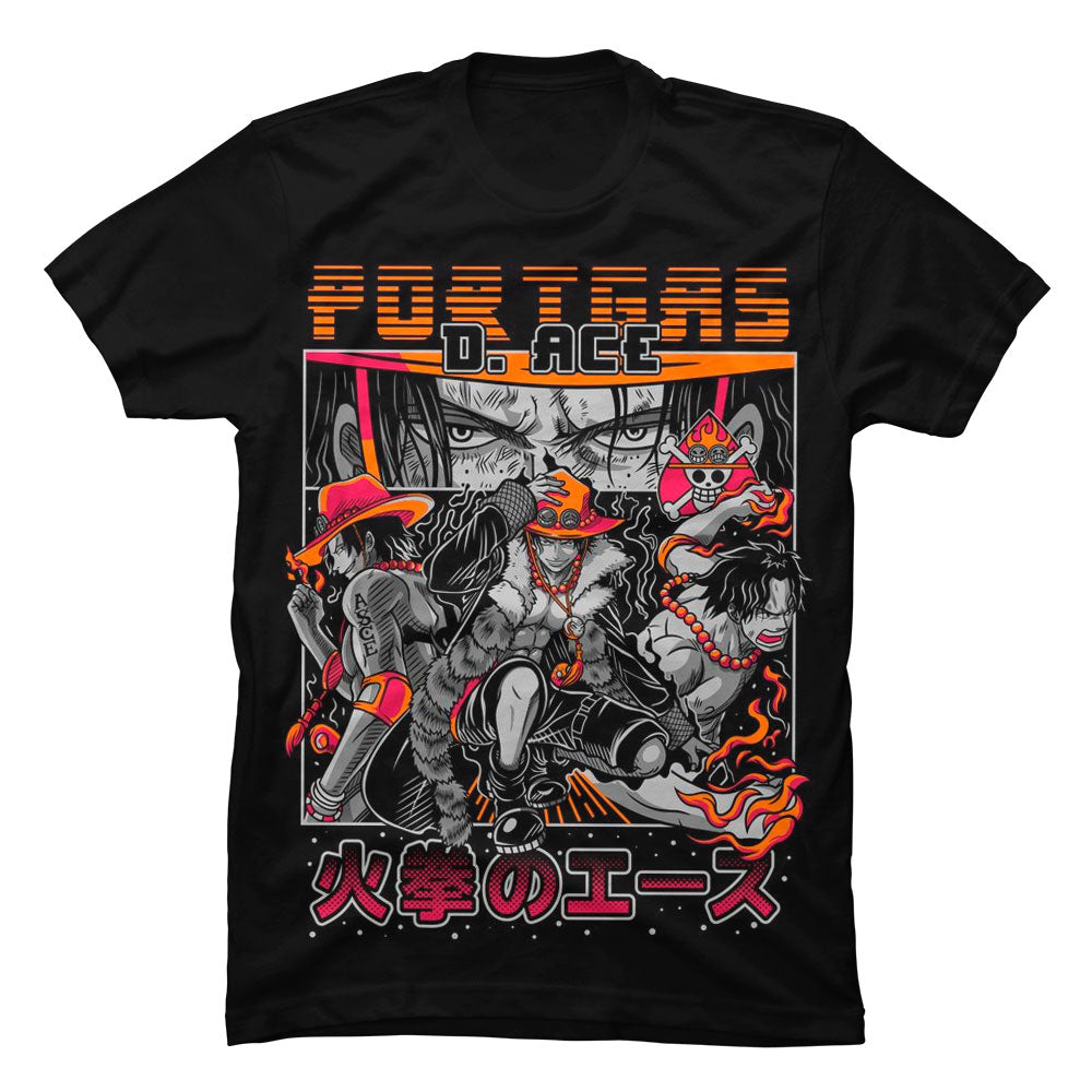 Camiseta One Piece Ace