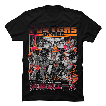 Camiseta One Piece Ace