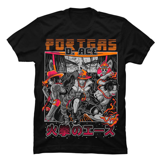 Camiseta One Piece Ace