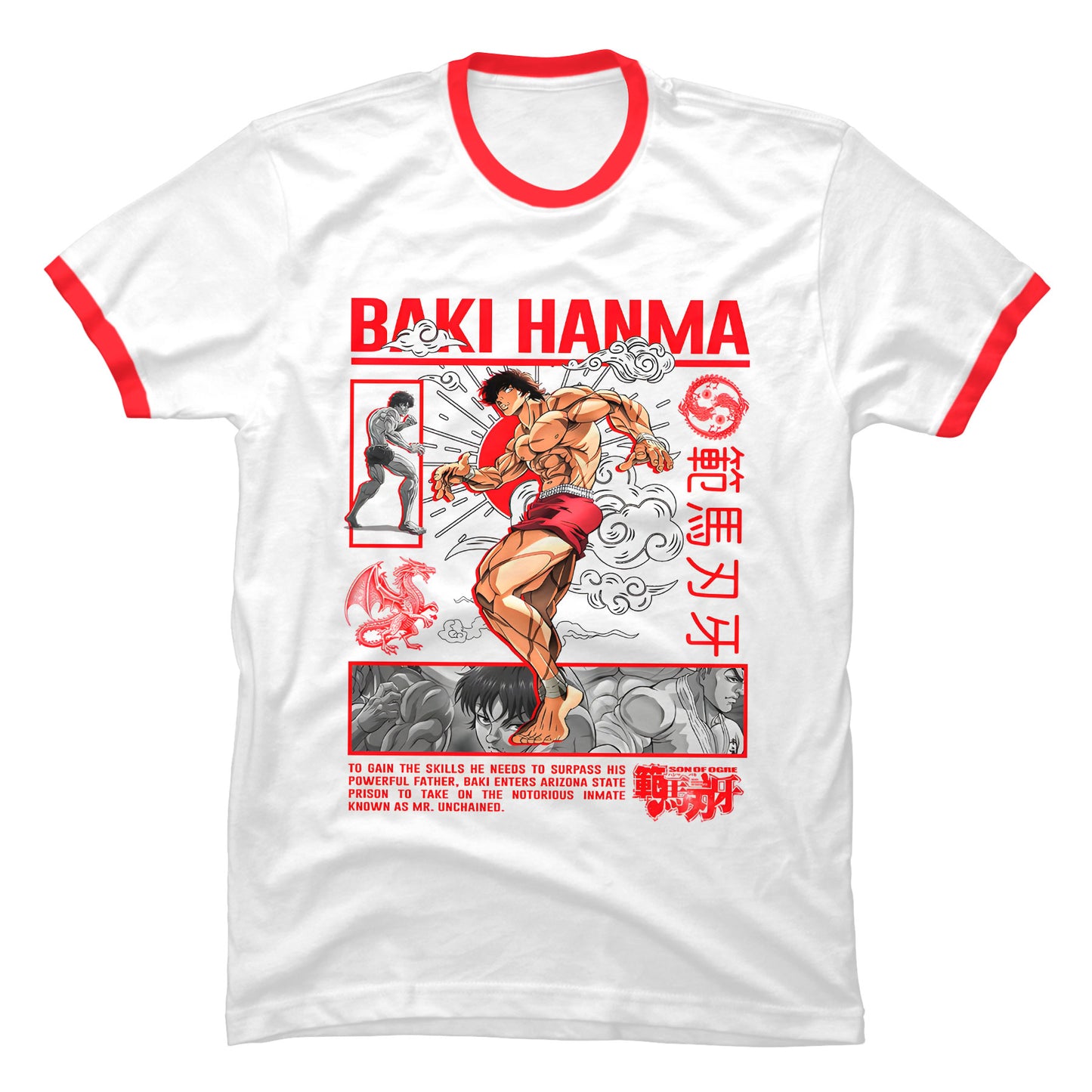 Camiseta Anime Baki