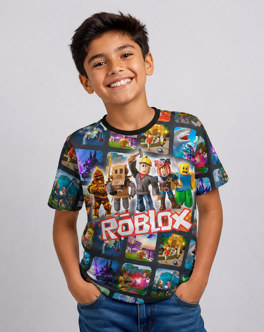 Camiseta Roblox Gamer Skins Personajes