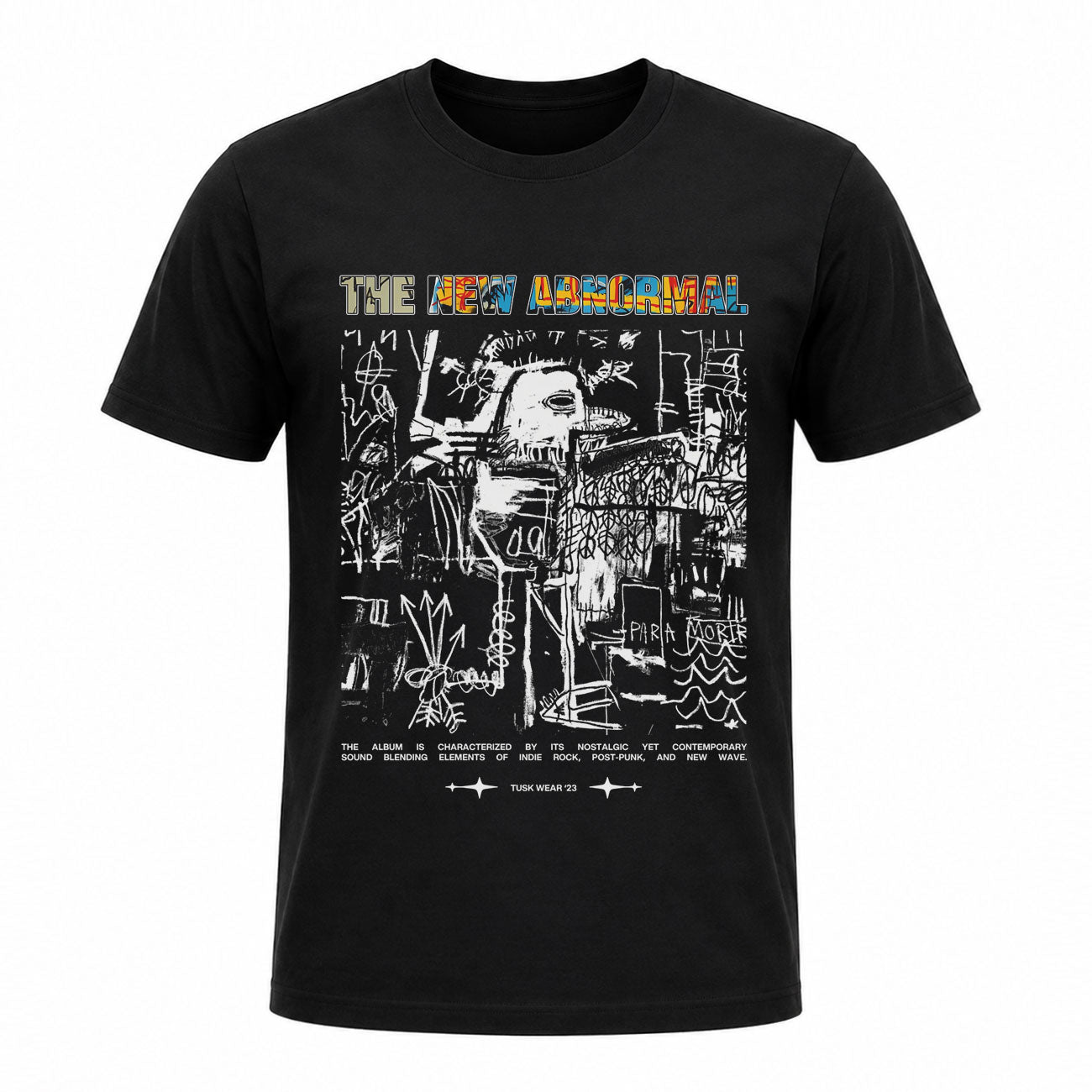 Camiseta en Tela Premium de 180grs con ilustración de la Camiseta Rock Banda The Strokes The New Abnormal.