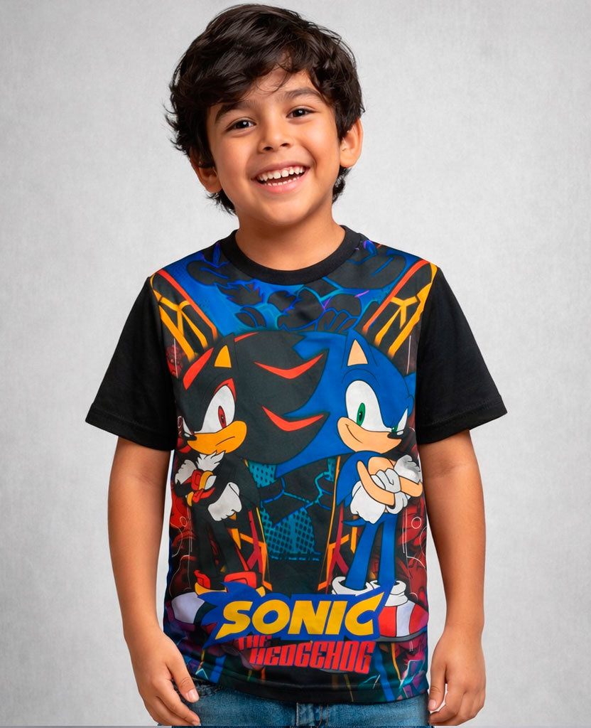 Camiseta Sonic y Shadow