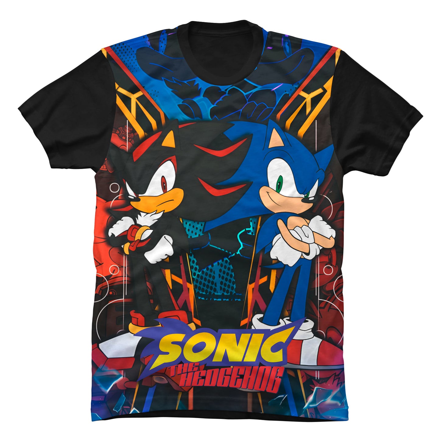 Camiseta Sonic y Shadow