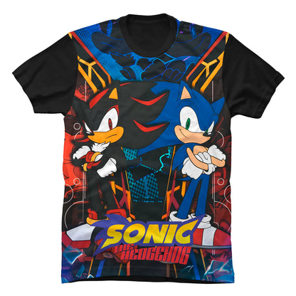 Camiseta Sonic y Shadow