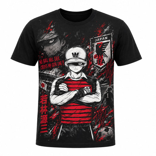 Camiseta en Tela Premium de 180grs con ilustración de la Camiseta Super Campeones Benji Price.