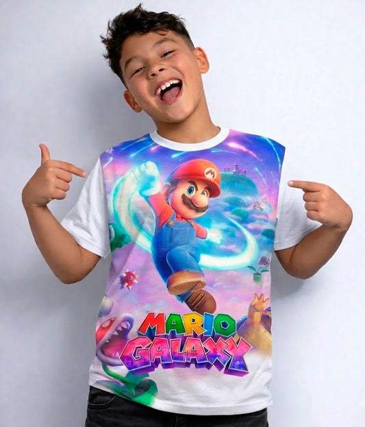 Camiseta Super Mario Galaxy La Película 2026