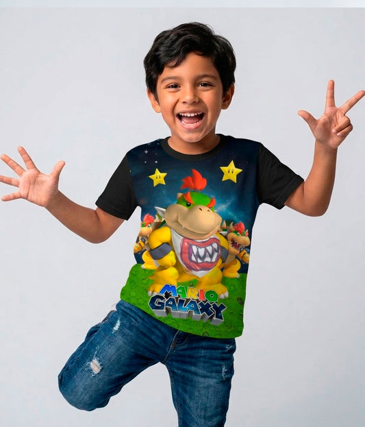 Camiseta Super Mario Galaxy Bowser Jr