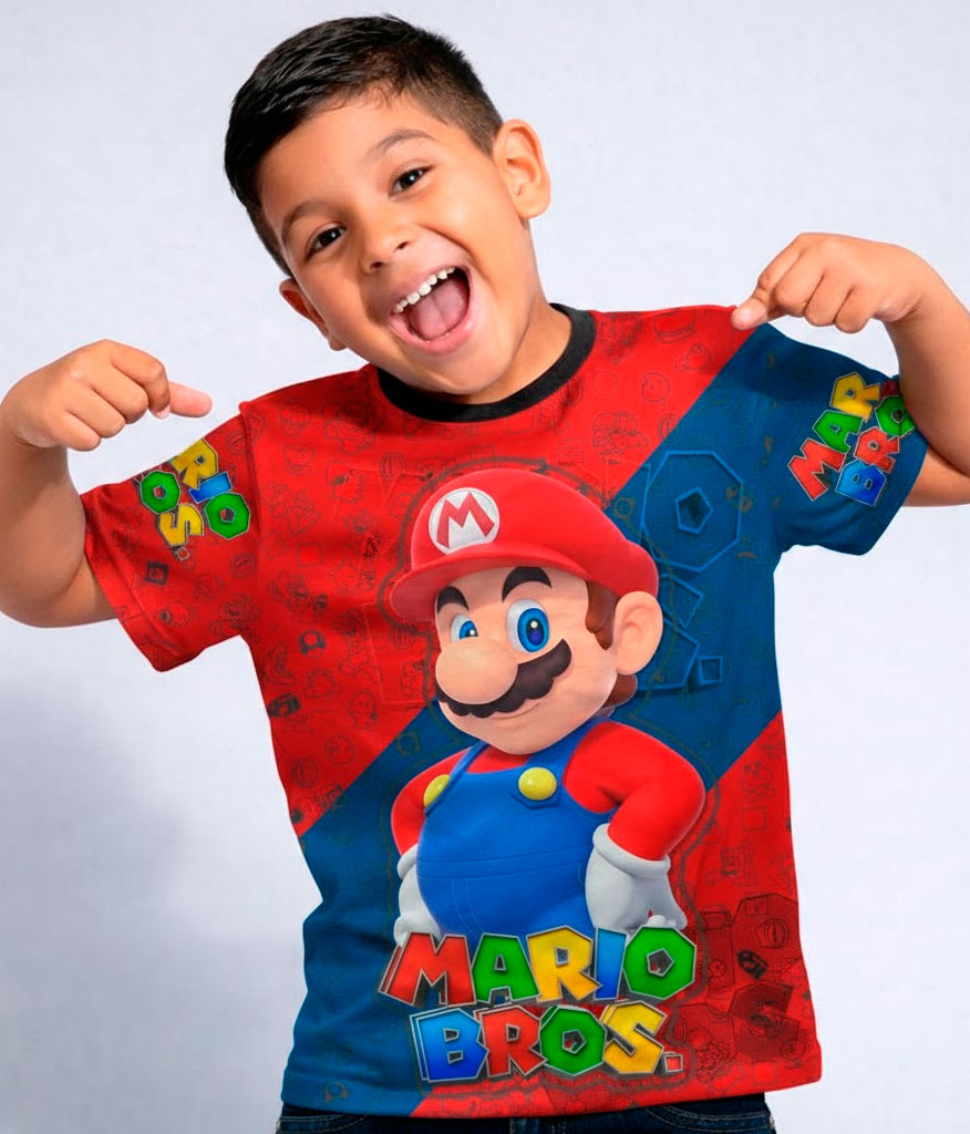 Camiseta Super Mario Bros