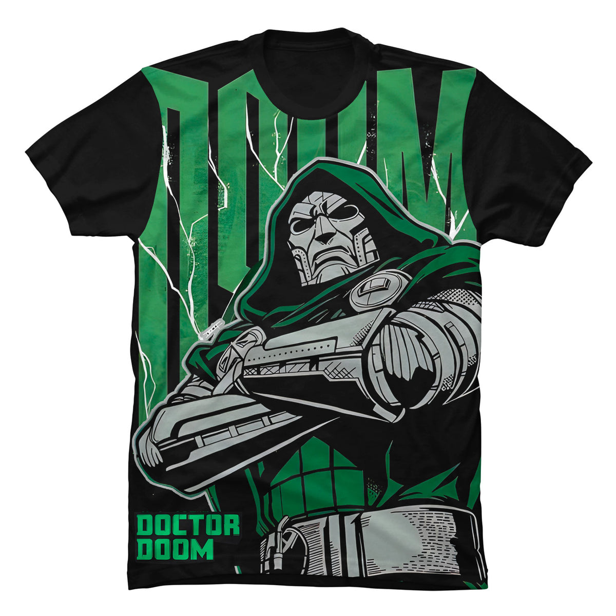 Camiseta en Tela Premium de 180grs con ilustración de la Camiseta Avengers 5 Doctor Doom.