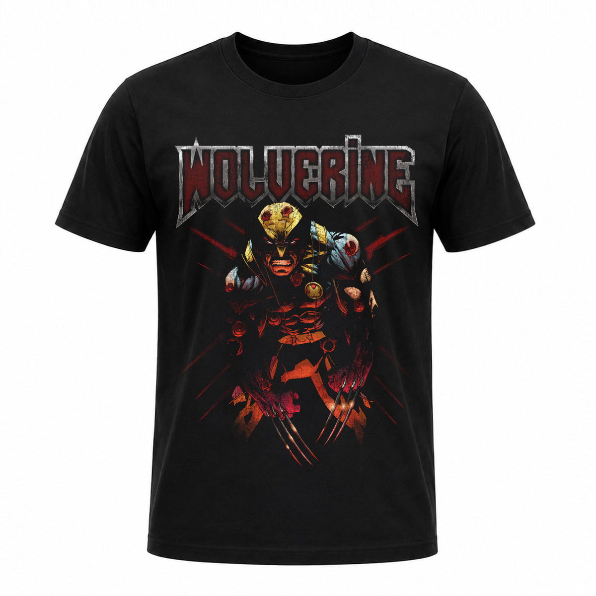 Camiseta en Tela Premium de 180grs con ilustración de la Camiseta Sick Wolverine Marvel X-Men.
