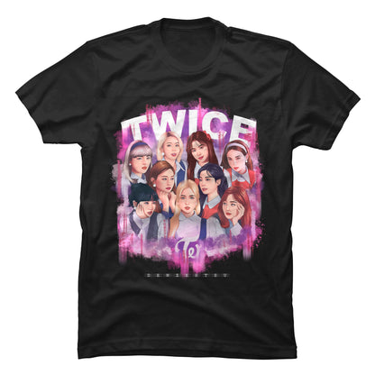 Camiseta TWICE K-pop Girls
