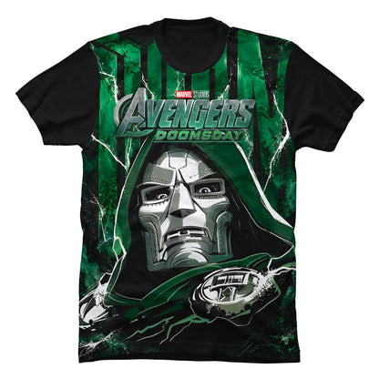 Camiseta en Tela Premium de 180grs con ilustración de la Camiseta Avengers 5 Los Vengadores Doomsday.