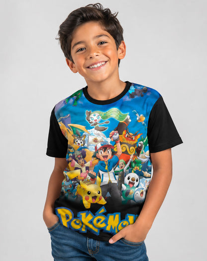 Camiseta Pokemon Personajes