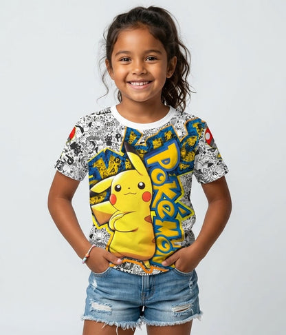 Camiseta Pokemon Pikachu