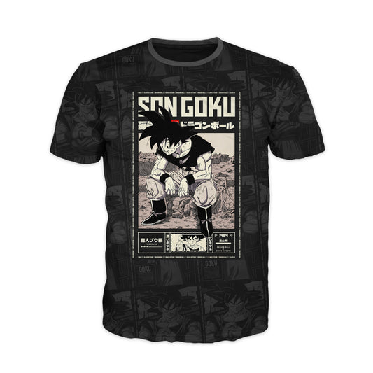 Camiseta Dragon Ball guku  Anime moda