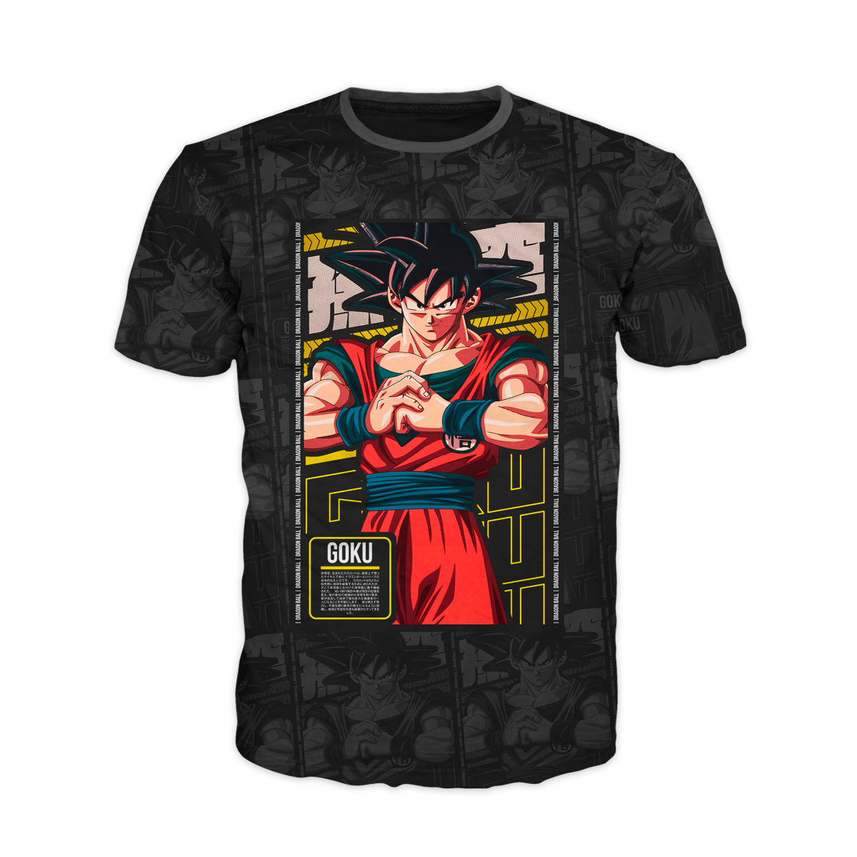 Camiseta Dragon Ball guku  Anime moda