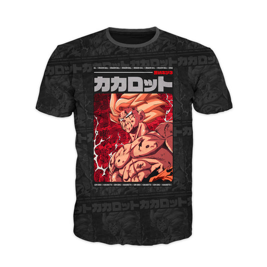 Camiseta Dragon Ball guku  Anime moda