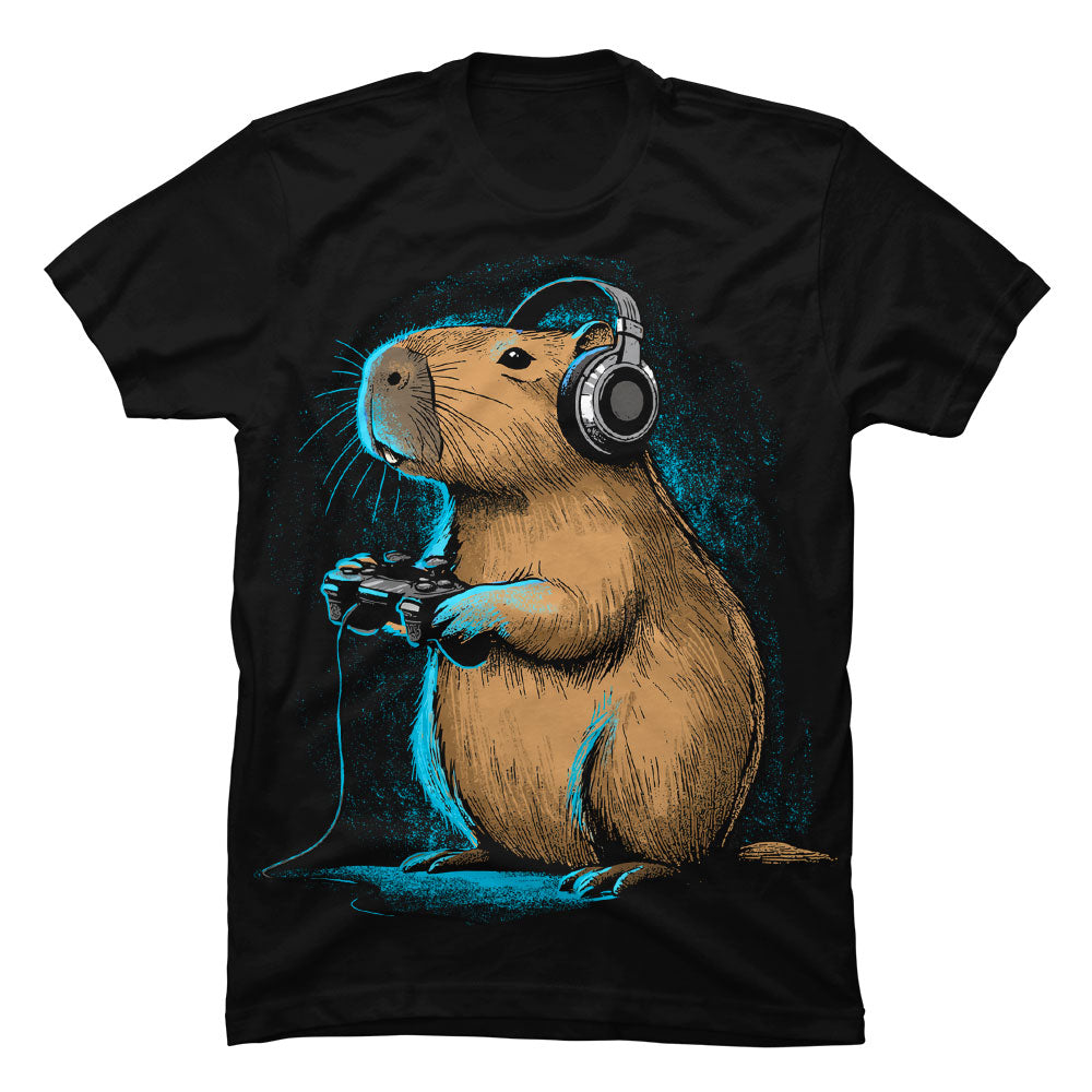 Camiseta Capibara Gamer