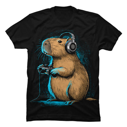 Camiseta Capibara Gamer