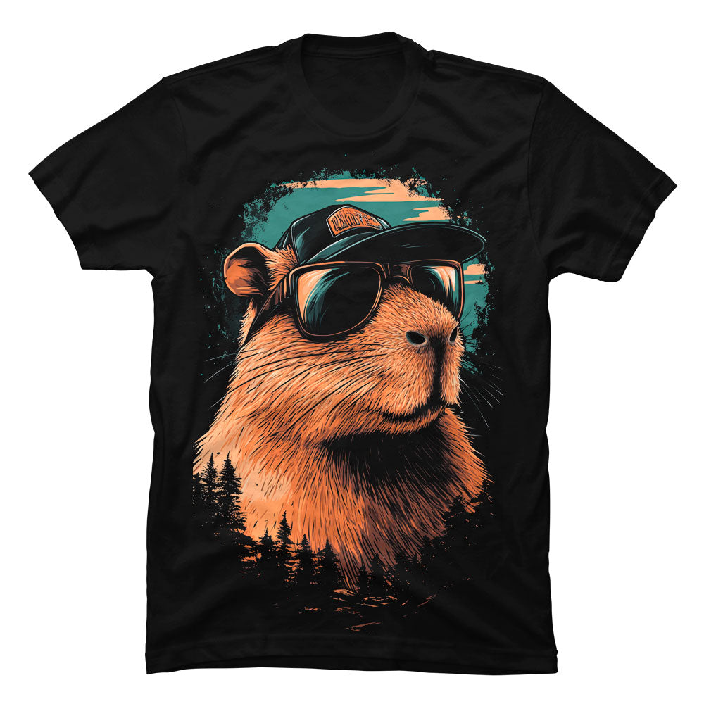 Camiseta Capibara con Gafas