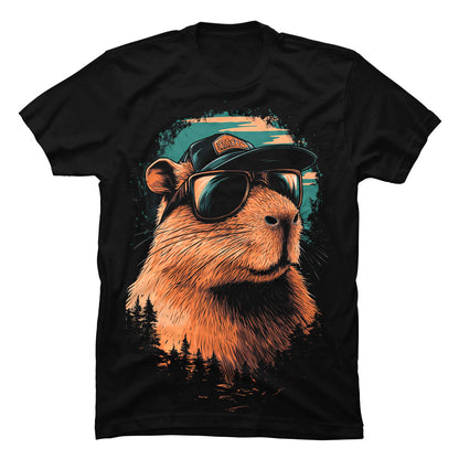Camiseta Capibara con Gafas